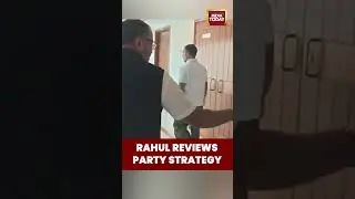 #rahulgandhi Arrives at #parliament Annexe to Chair Congress Lok Sabha MPs&rsquo; Review Meeting