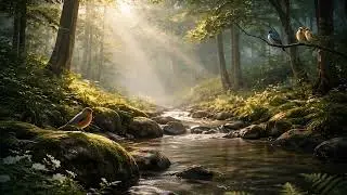 Bosque Sereno 🌿 Música Relajante con Pájaros para Dormir y Descansar
