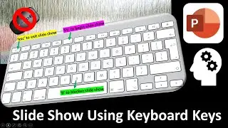 Present slide show only with keyboard keys
