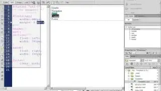 Шаблон сайта HTML5-CSS с помощью Dreamweaver CS6