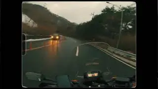 When a day after snow ｜ NC750X DCT Akrapovic ｜ feat. super 8 film effects.