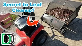 SHOULD You Buy A Lawn Sweeper? | Fall Leaf Cleanup | Dad Deals