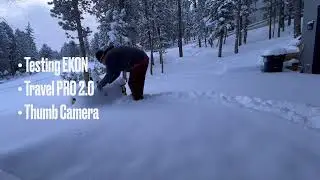 Testing the EKON POV Record PRO 2.0 camera with Yarbo