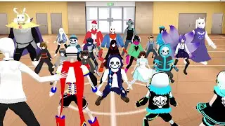 【MMD】【Undertale AU】【Timber】