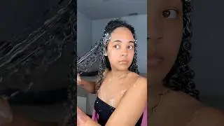 90s curly routine trend on 3c | low porosity hair ➰  #curlyhair #haircare #inspiration #hairstyle