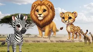 Learn African Animals for Kids | Safari Adventure! 🐘🌍