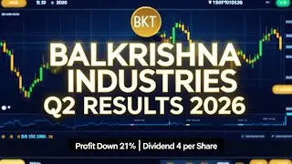BKT Q2 FY26 Results Explained | Profit Falls, Dividend Surprise! 📊