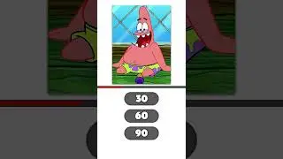 How high is Patrick Star's IQ? | The Daily Quiz!