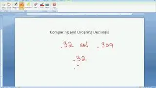 Comparing and Ordering Decimals