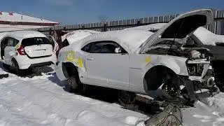 Salvage yard Camaro