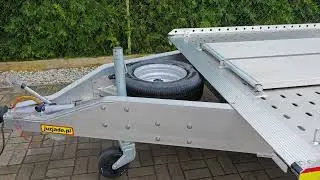 Przyczepa laweta Już Jadę 3500 kg 8.5x 2,2m.