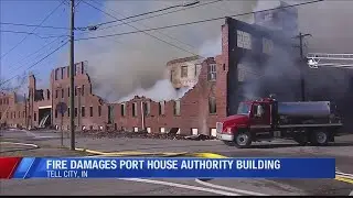 Tell City building fire