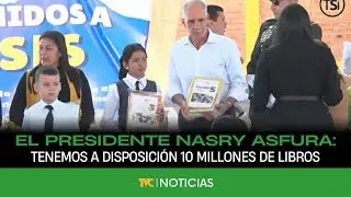 El presidente Nasry Asfura: Tenemos a disposición 10 millones de libros en los próximos años