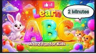 &ldquo;🌈 Kids Alphabet Learning A&ndash;Z | ✨ Ultra HD Nano-LED 3D Animation 🦋🍎&rdquo;. 