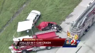 4 killed in 7-car crash