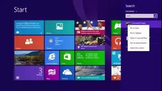 Windows 8.1 How to Open CMD As Administrator