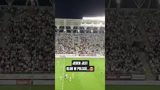 Doping kibic&oacute;w ŁKS na meczu z Polonią Bytom! #shorts