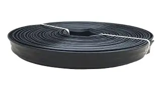 pe coated lay flat hose machine|double color pe high-strength agricultural blue-red hose machine
