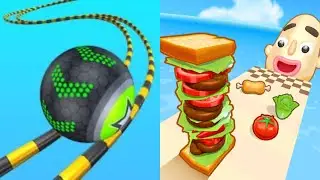 Sandwich Runner & Going Balls - New Update Gameplay walkthrough,Android,iOS