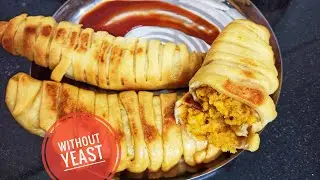 Vadapav Roll without frying| Vadapav rolls recipe | Vadapav recipe | How to make vadapav