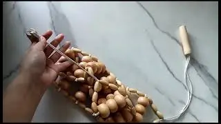 WOODEN BEADS MASSAGE ROLLER