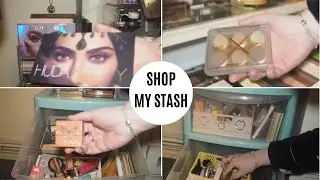 SHOP MY ENTIRE MAKEUP COLLECTION WOW SO MUCH BLUSH | MAKEUP AND MORE WITH ANDIE