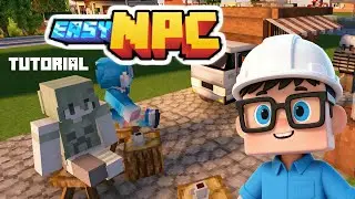 How to Add NPC Characters in Minecraft with EasyNPC Mod!