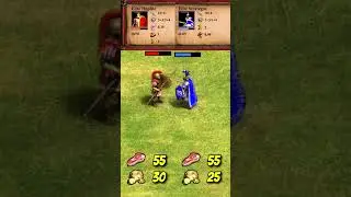 Elite Hoplite (Spartans) vs Elite Strategos (AoE2) #Shorts