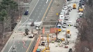 Route 80 Sinkhole Disaster: Massive Traffic Backups & Lane Closures!
