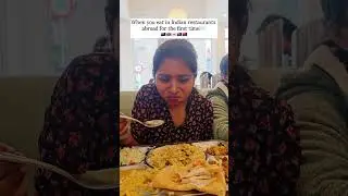 Can&rsquo;t forget the first time I ate Indian food in Newzealand 🍽️ #nri #indianfood #funny #comedy