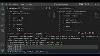 Reentrant Functions and Side effect | C Programming