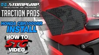How to Install Stompgrip Traction Pads on the Honda CBR1000RR from Sportbiketrackgear.com