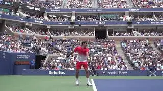 Roger Federer Side View Serve in Super Slow Motion | Pro ATP Tennis