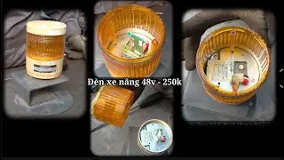 Đ&egrave;n cảnh b&aacute;o th&aacute;o xe n&acirc;ng, 48v - 250k #minhtq #0909095698 #hangnhatbai