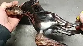 Pot Metal Repair: Pot Metal Horse Statue PT.2
