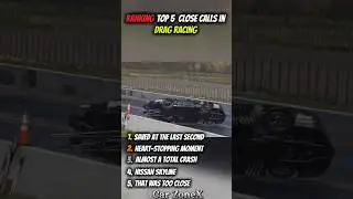 Ranking Top 5 CLOSE CALLS in drag racing 🏎️🔥 #dragline #supra #dragracing
