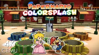 Paper Mario: Color Splash (4K / 2160p) | Cemu Emulator 1.26.0d | Nintendo Wii U