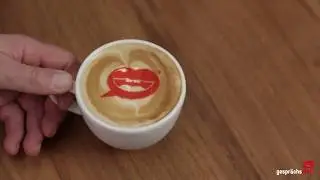 Kaffee-Drucker von gespr&auml;chsstoff