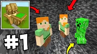 New Craft World Block Crazy 3d Bedrock Trap Multiplayer Survival Walkthrough & Gameplay Part 1