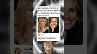 Julia Roberts' smile is one of the most famous in Hollywood history