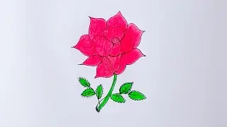 Rose Design rangoli mugu eagy drowning