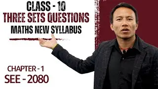 Three Sets Problem || SEE Exam || Class 10 Maths in Nepali || Chapter 1 || New Syllabus - Gurubaa