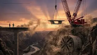 World&rsquo;s Most Dangerous Bridge Construction | Heavy Machines at Work#bridge