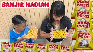 kejutan hadiah uang tunai bikin bunda mangap mangap unboxing ciki door prize ‼️