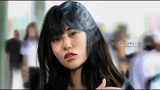 Speed Portrait Painting Cinemagraph: Chicha Amatayakul
