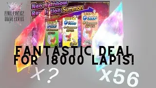 18k Lapis Neo Rainbow Revolution Summon Step Up Pulls! - [FFBE] Final Fantasy Brave Exvius