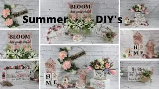 summer decor dollar tree| dollar tree summer decor 2021|farmhouse summer decor 2021