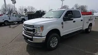 2022 F350 Crew Reading Utility body