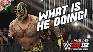 WHAT IS REY MYSTERIO DOING?! | Ep 3 | WWE 2K19 Co-Op Universe Mode