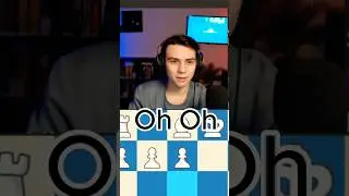 FALLING FOR ALIEN GAMBIT TRICKS!! | #sh4rkmate on #twitch #chess #clips #fail